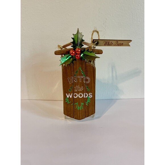 Bath & Body Works INTO THE WOODS Wooden Sled Wallflower Diffuser Plug In Air Fre - Picture 1 of 8